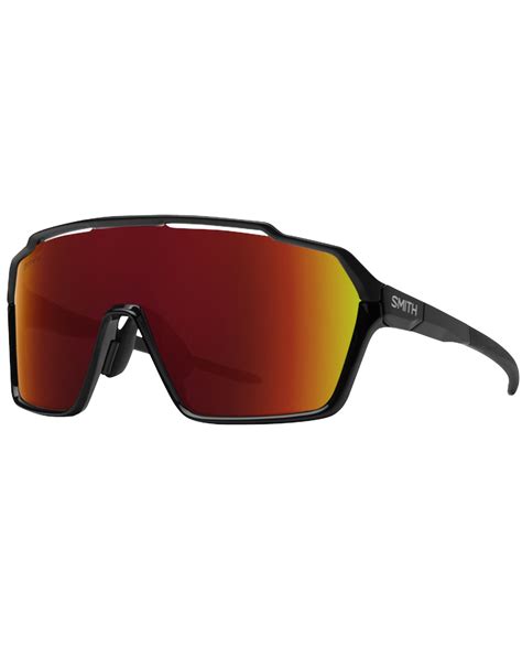 Smith Shift Xl Mag Black Chromapop Red Mirror Zonnebrillen Snowleader