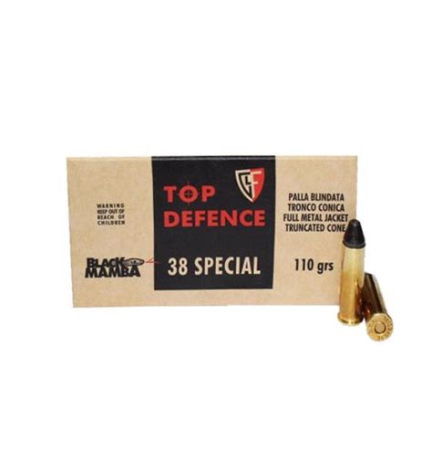 Ammo 38 SPL 110Gr Fiocchi Black Mamba FMJTC 50 S