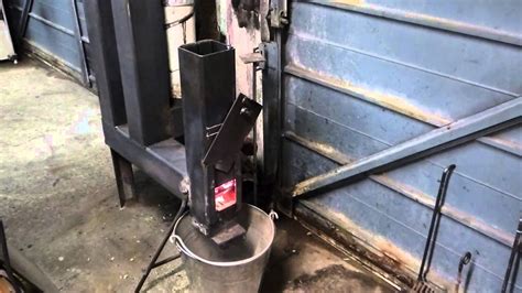 Diy Rocket Stove Wood Pellet Space Heater Mk3 No9 Youtube