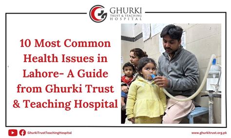 10 Most Common Health Issues In Lahore A Guide From Ghurki Trust