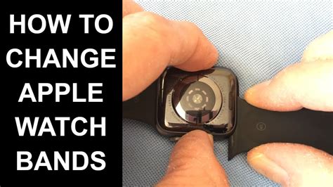 How To Swap Bands On Apple Watch 4 QUICK AND EASY YouTube