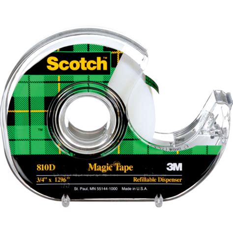 Scotch® Magic™ Invisible Tape With Dispenser 34 19mm X 329m Monk