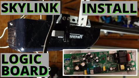 Garage Door Opener Logic Board Skylink YouTube