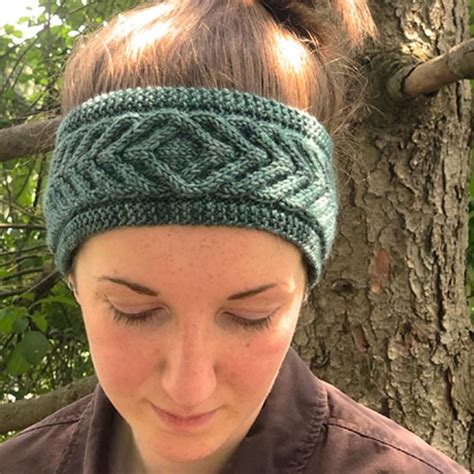 Knit Headband Pattern Pdf Cabled Headband Stoney Creek Etsy Knit