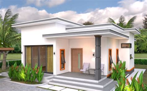 Modern House Plans 10 710 5 With 2 Bedrooms Flat Roof