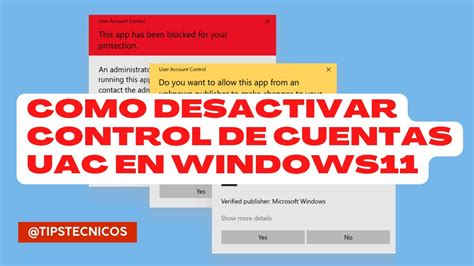 Cómo desactivar el control de cuentas de usuario UAC en Windows 11