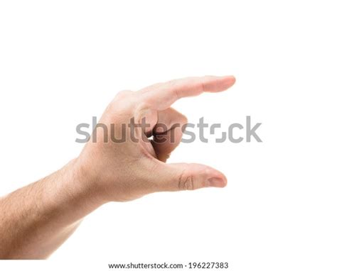 Isolated Hand Holding Object Stock Photo 196227383 Shutterstock