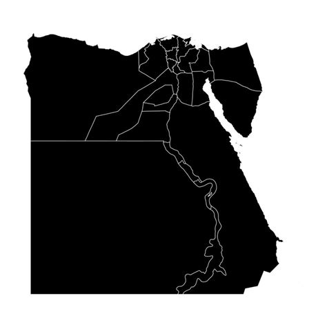 Map of the administrative divisions of Egypt. Vector illustration. 27380468 Vector Art at Vecteezy