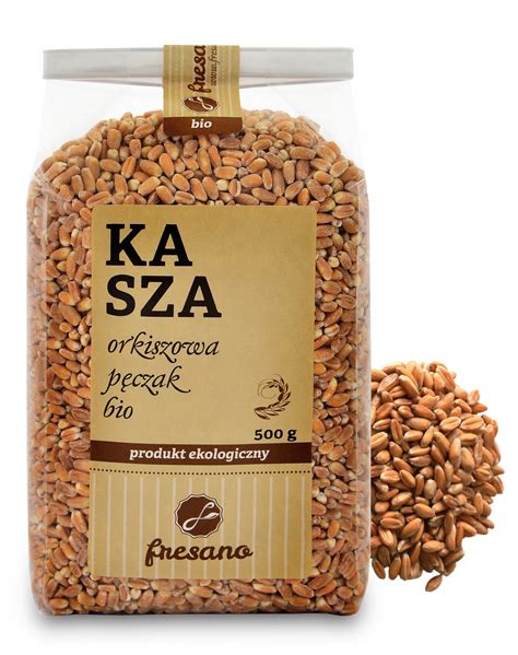 KASZA ORKISZOWA PĘCZAK NATURALNA ZDROWA FRESANO 500G 11792093578