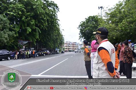 Simulasi Penerapan Pembatasan Sosial Berskala Besar PSBB Di Kabupaten