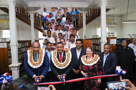 U S Embassy Opens American Corner Suva At Carnegie Library U S Embassy In Fiji Kiribati