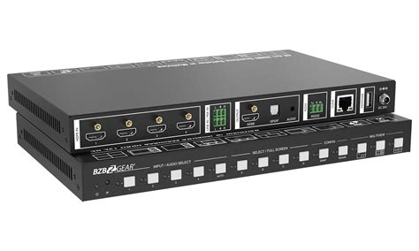 BG UMV HA41 BZBGEAR 4x1 4K UHD HDMI Seamless Switcher Scaler And