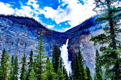 Takakkaw Falls Yoho National Park British Columbia Canada Stock Photo