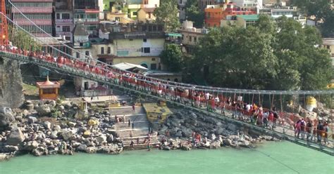 Rishikesh: Lakshman Jhula, the iconic suspension bridge on Ganga ...