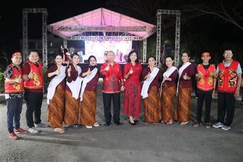 Pemkab Landak Gelar Lomba Festival Tari Tradisional Jonggan Pj Bupati