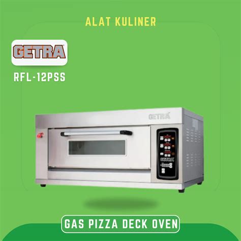 Jual GETRA RFL 12PSS RFL 12PSS PIZZA OVEN PIZZA LISTRIK GAS 1 DECK 2