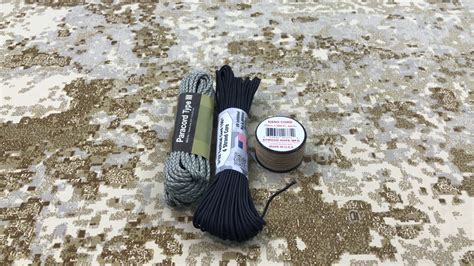 Porovnanie šnúr - Paracord, Nanocord a Tacticalcord (SK) - YouTube
