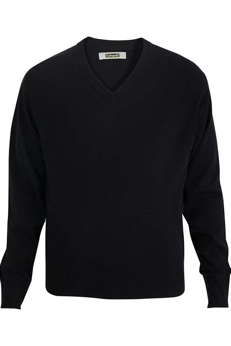 Essential V Neck Acrylic Sweater Edwards Garment