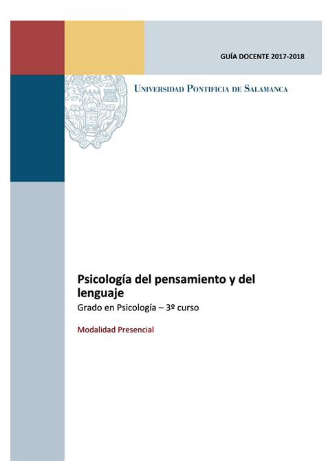 Pdf Psicología Del Pensamiento Y Del Lenguaje Principal …drupal