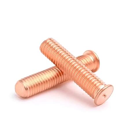 Carbon Steel Copper Plated Thread Stud Weld Spot Welding Screw Weld