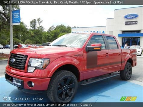 Red Candy Metallic 2012 Ford F150 Fx4 Supercrew 4x4 Fx Sport