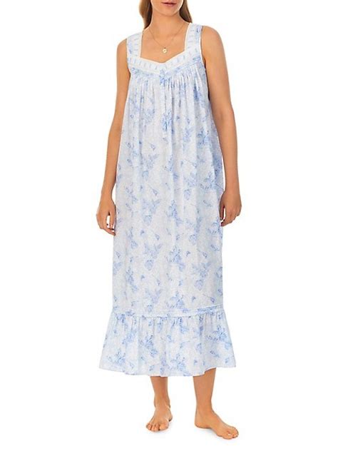 Floral Cotton Lawn Ballet Nightgown