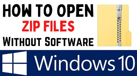 How To Extract A Zip File On Windows Pc Easily Open Zip File