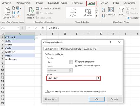 Aprenda A Editar Lista Suspensa No Excel Ionos