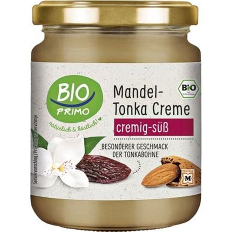 Bio Primo Bio Mandel Tonka Creme G Piccantino Onlineshop Deutschland