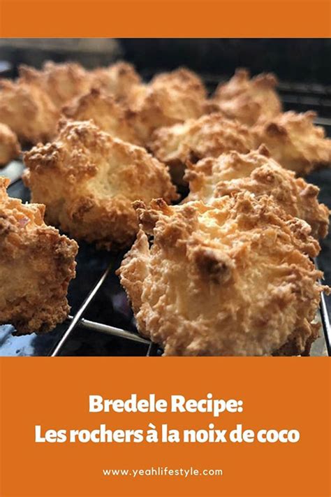 Bredele Recipe For Christmas Les Rochers La Noix De Coco