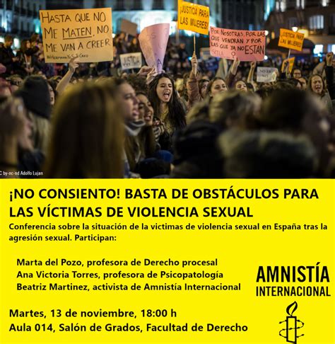 Conferencia Sobre La Situación De Las Víctimas De Violencia Sexual En