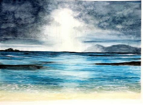 Stormy Skies Watercolour Inspiration Watercolor Paintings Watercolor