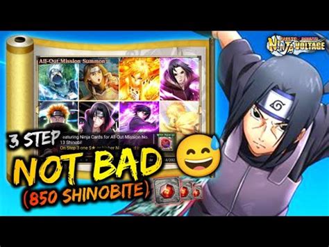 All Out Mission Summon Step Shinobite Nxb Nv Youtube