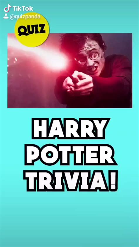 How Well Do You Know Harry Potter Tiktok Quiz By Quiz Panda Artofit