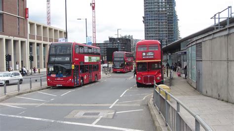 London Buses At Canning Town East London October Youtube