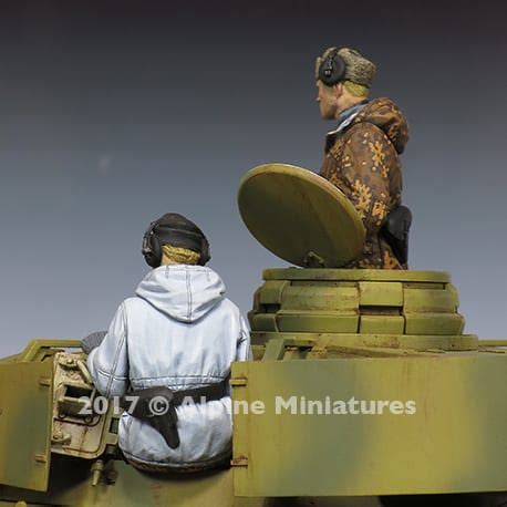 Buy Alpine Miniatures Wss Panzer Crew Winter Set Figs Online