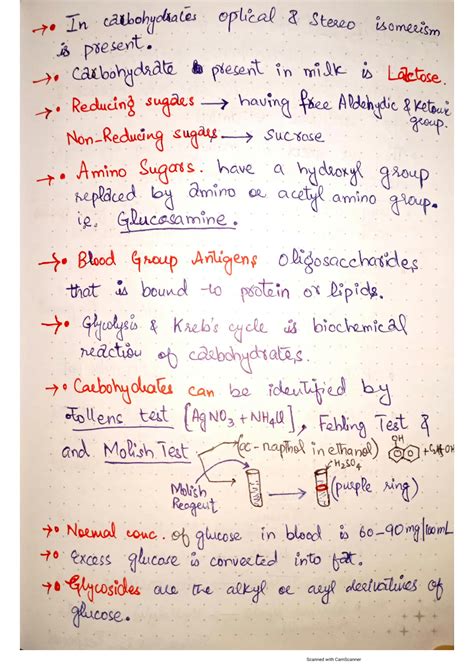 Solution Basics Of Biochemistry Complete Handwritten Notes Studypool