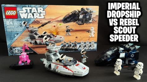 Ein Gutes Set LEGO 40755 Imperial Dropship Vs Rebel Scout Speeder