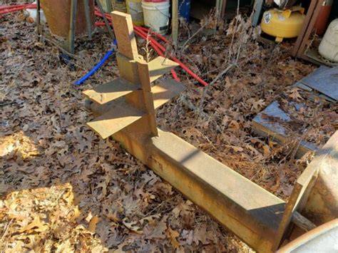 Log Wood Splitter With Wisconsin Engine 6 Way Split Wedge Heavy Duty Shop Made Ebay