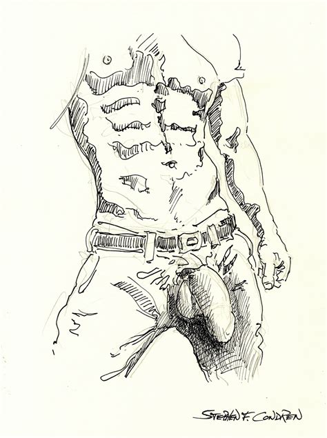 Hard On Art Pen Ink Drawings And Watercolors Gay Fine Art