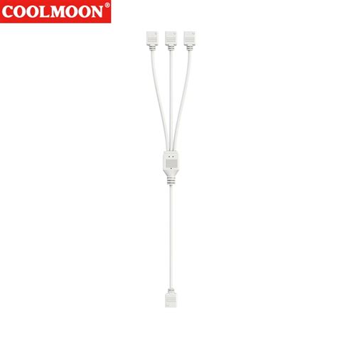 Pohot Coolmoon To Y Shaped Argb Chassis Fan Splitter V Pin