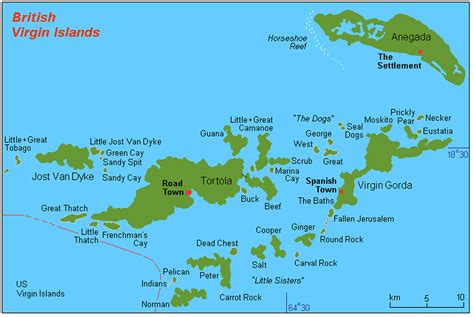 British Virgin Islands Map And British Virgin Islands Satellite Images