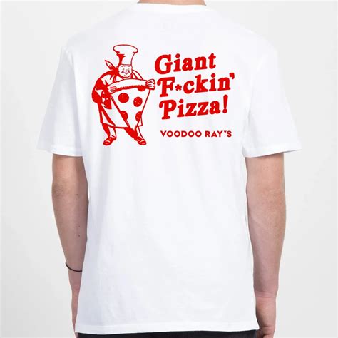 Ray S Pizza Pizza Tee London Pizza Voodoo White Tees Rays Giants