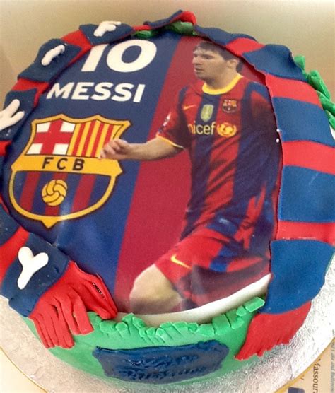 9 Messi Soccer Birthday Cakes Photo Messi Birthday Cake Messi