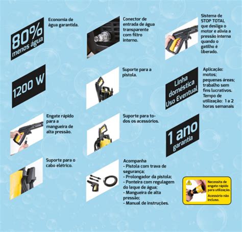 Lavadora De Alta Press O W Para Uso Eventual Mangueira Alta
