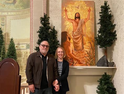 Dona Gelsinger - “The Baptism of Jesus” painting was...
