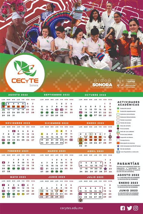 Cecyte Sonora On Twitter Te Compartimos El Calendario Escolar Del The