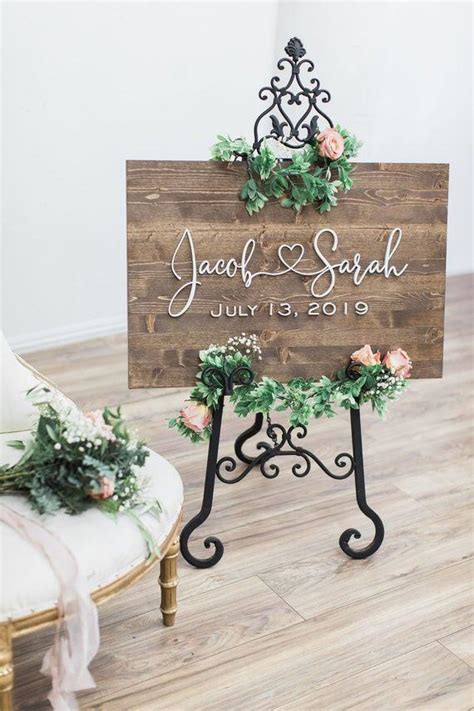 50 Chic Wedding Welcome Sign Ideas Uk