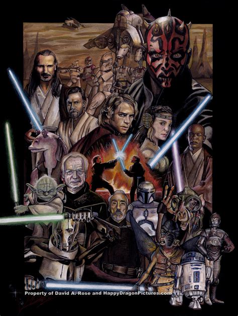 Star Wars The Prequel Trilogy By Happydragonpictures On Deviantart