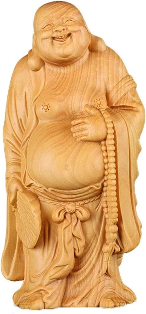 Hybukdp Estatuas Coleccionable Feng Shui Chino Risa Estatuas De Buda